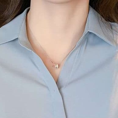 女性用上品な水色長袖シャツワンピース