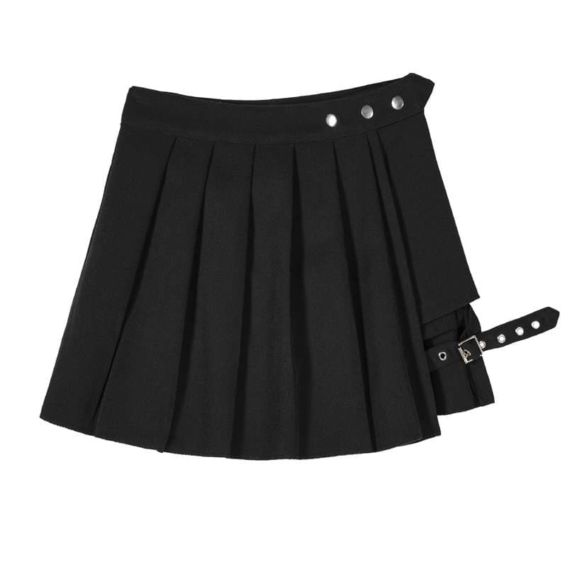 ネクタイ付きオーバーサイズ黒シャツワンピース